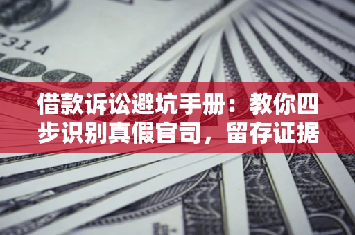 济南借款诉讼避坑手册：教你四步识别真假官司，留存证据不踩雷
