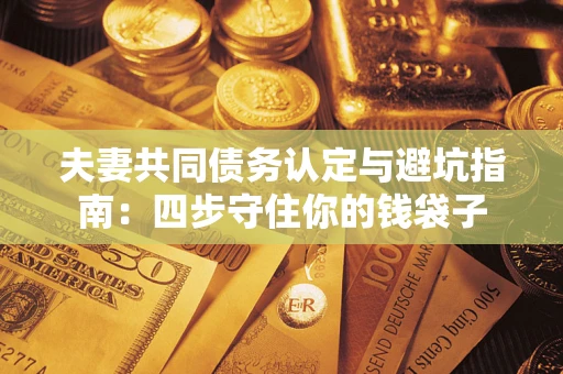 济南夫妻共同债务认定与避坑指南：四步守住你的钱袋子