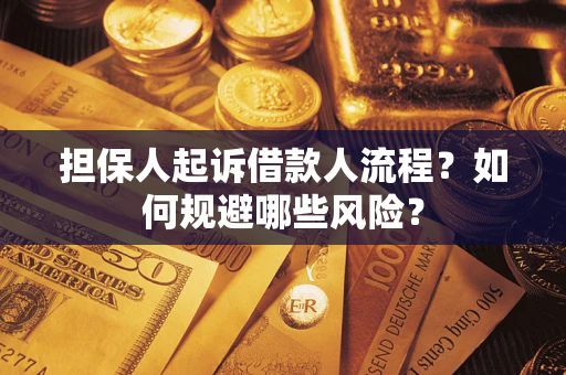 济南担保人起诉借款人流程？如何规避哪些风险？