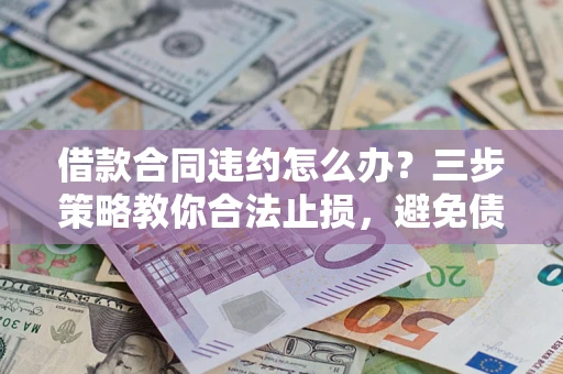 济南借款合同违约怎么办？三步策略教你合法止损，避免债务危机升级